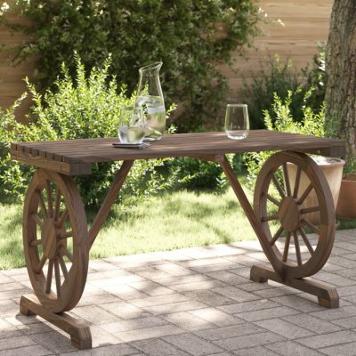 OMAXI 242234 Zahradní stůl 115 x 55 x 65 cm masivní jedlové dřevo – Hledejceny.cz