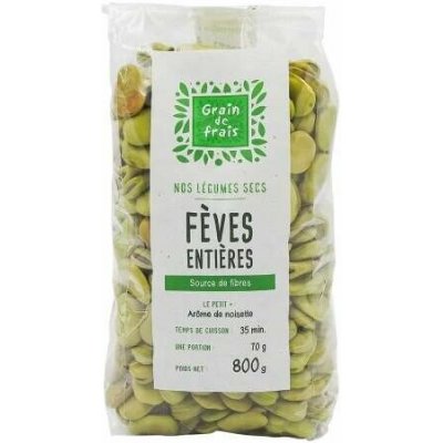 Grain de Frais Fava fazole celé zelené 0,8 kg – Sleviste.cz