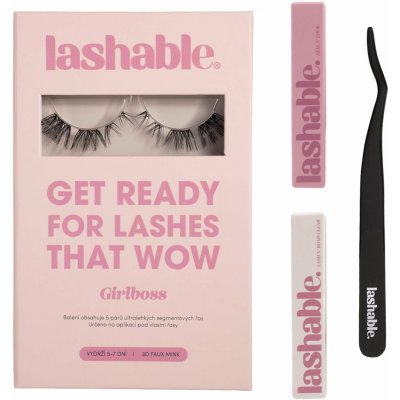 Lashable DIY umělé řasy Startovací Sada Girlboss trsové řasy 6-15mm + Lepidlo na řasy 5g + Fixátor 5g + Aplikátor na řasy 1ks – Zboží Dáma Lashable DIY umělé řasy Startovací Sada Girlboss trsové řasy 6-15mm + Lepidlo na řasy 5g + Fixátor 5g + Aplikátor na řasy 1ks – Zboží Dáma