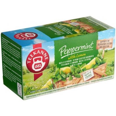 Teekanne Peppermint with Lemon bylinný čaj 20 sáčků 30 g – Zbozi.Blesk.cz