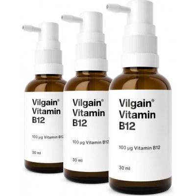 Vilgain Vitamin B12 3× 30 ml – Hledejceny.cz