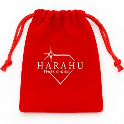 Darčekové zamatové vrecúško HARAHU - Červená/7x9cm – Zboží Mobilmania