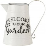 Dekorační plechový retro džbán Garden 17*17*23 cm Clayre & Eef – Hledejceny.cz