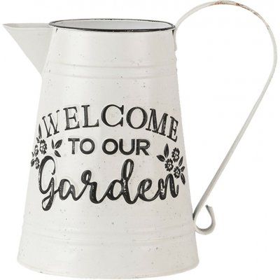 Dekorační plechový retro džbán Garden 17*17*23 cm Clayre & Eef – Hledejceny.cz