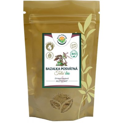 Salvia Paradise Tulsí bazalka posvátná mletá BIO 100 g – Hledejceny.cz