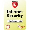 antivir G Data Internet Security 3 lic. 1 rok (C2002BOX12003GE)