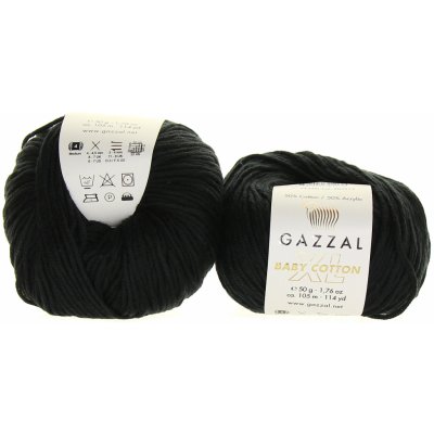 Gazzal Baby Cotton XL 3433 černá – Zboží Mobilmania
