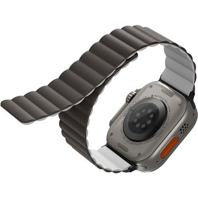 UNIQ Revix Reversible Magnetic řemínek pro Apple Watch 42/44/45/Ultra 49mm šedý/bílý UNIQ-49MM-REVAGRYDWHT – Zbozi.Blesk.cz