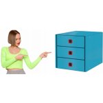 Leitz Cosy box Click & Store 3 zásuvky modrý – Zbozi.Blesk.cz