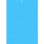 Nástěnková písmena a číslice - 4 sady, modré – Sleviste.cz