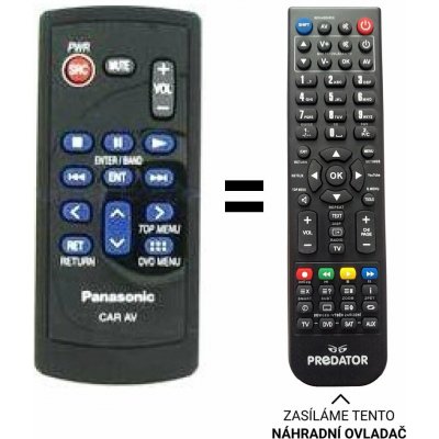 Dálkový ovladač Predátor Panasonic EUR7641060 – Hledejceny.cz