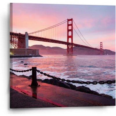 Sablio Obraz Golden Gate - 60x40 cm – Hledejceny.cz
