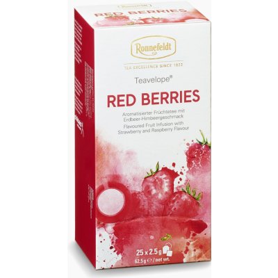 Ronnefeldt Teavelope Red Berries 25 ks
