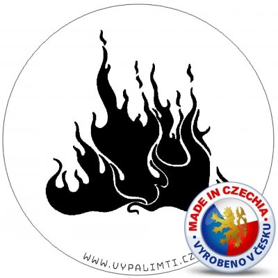 Stencil šablona Plameny/oheň – Zboží Dáma