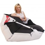 Beanbag Sedací pytel 189x140 duo white black – Zbozi.Blesk.cz