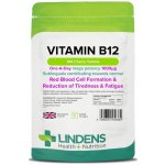 Lindens Health + Nutrition Vitamín B12 sublingvální Metylkobalamin 1000 µg 100 tablet – Hledejceny.cz