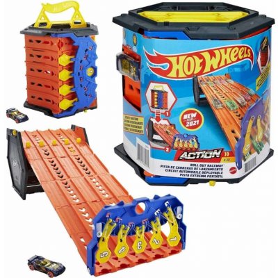 Hot Wheels Otáčící se závodní dráha GYX11 – Sleviste.cz