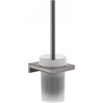 Hansgrohe AddStoris WC kartáč nástěnný kartáčovaný černý chrom HAN-41752340 – Hledejceny.cz