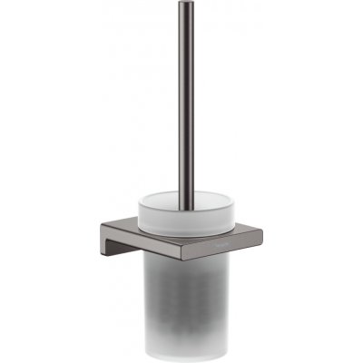 Hansgrohe AddStoris WC kartáč nástěnný kartáčovaný černý chrom HAN-41752340 – Hledejceny.cz