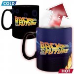 CurePink Hrnek Back to the Future měnící se 460 ml – Zboží Dáma