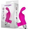 Vibrátor LateToBed Fingyhop Vibrating Bullet with Rabbit Silicone Pink