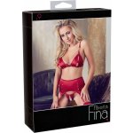 Set prádla podprsenka, podvazkový pás a tanga Abierta Fina – Zboží Dáma