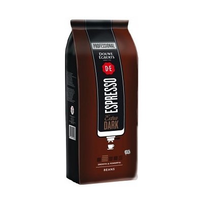 Douwe Egberts Professional Espresso Extra dark roast káva 1 kg – Zboží Dáma