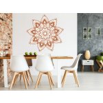 Nalepte.cz samolepka na zeď Magická mandala , rozměry 100 x 99 cm – Zboží Dáma