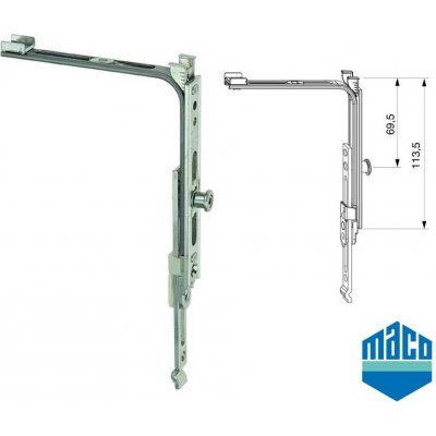 Maco Rohový převod svislý Multi-Matic 222209 – Hledejceny.cz