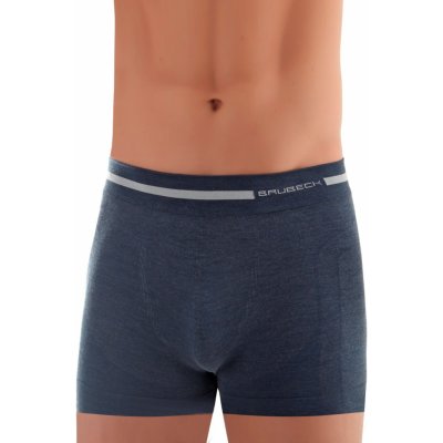 Brubeck pánské boxerky Merino BX10430 jeans