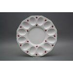 Bohemia Porcelán 1987 podnos na vejce 24cm Rokoko Berušky Zl – Zboží Dáma