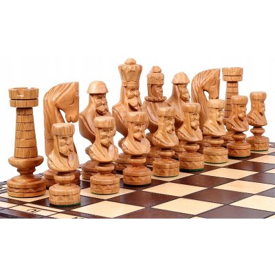 Dřevěné Caesar šachy - krásně vyřezávané! Sunrise Chess & Games – Hledejceny.cz