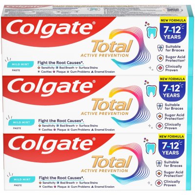 Colgate Total Junior 7-12 let dětská 3 × 50 ml – Hledejceny.cz