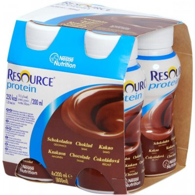 RESOURCE PROTEIN ČOKOLÁDOVÝ 4X200 ML POR SOL 4X200ML