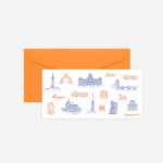Oranžovo-modré samolepky Praha – Zbozi.Blesk.cz