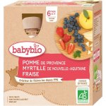 Babybio kapsička Jablko borůvky jahody 4 x 90 g – Zboží Dáma