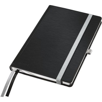 Leitz zápisník Style A5 tvrdé desky link. saténově černý – Zboží Mobilmania