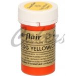 Sugarflair Gelová barva Žloutková žluť Egg yellow/cream 25 g – Sleviste.cz