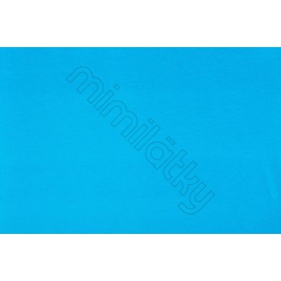 Světle modrý tyrkys teplákovina 250g – Sleviste.cz