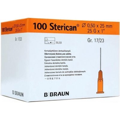 Sterican Dent Injekční jehla 25G x 1 – Zbozi.Blesk.cz