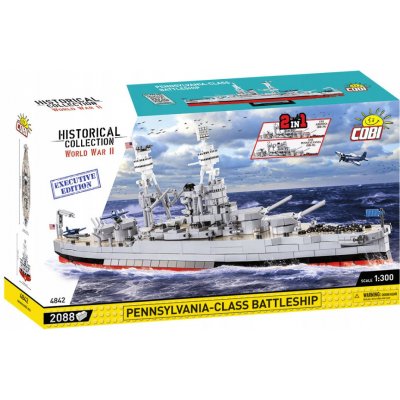 COBI 4842 Americká bitevní loď třídy Pennsylvania 2 v 1 – Hledejceny.cz