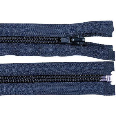 Pro Háčkování Spirálový zip No 5 dělitelný 40 cm tmavě modrý – Hledejceny.cz