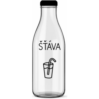 Úklid pro klid Skleněná láhev ŠŤÁVA 1 l – Zboží Dáma
