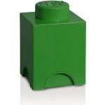 LEGO® úložný box 12,5 x 12,5 x 18 cm tmavě zelená – Zboží Dáma