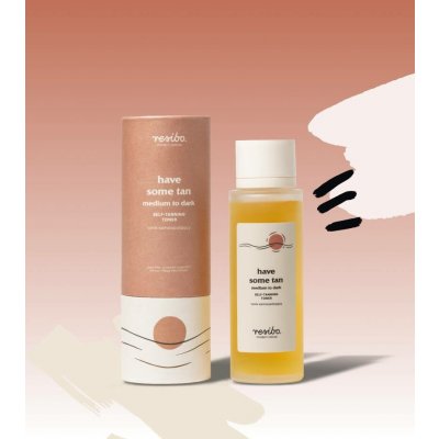 Resibo Have Some Tan! Have Some Tan! samoopalovací voda na obličej a dekolt odstín Medium to Dark 100 ml – Zboží Dáma
