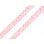 Bavlněná krajka paličkovaná šíře 12 mm, velké, 3 růžová sv. – Zbozi.Blesk.cz