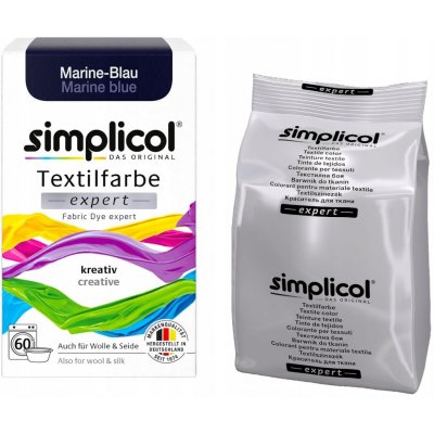 Simplicol 1708 barvivo na textil expert tmavě modrá 150 g – Zboží Dáma