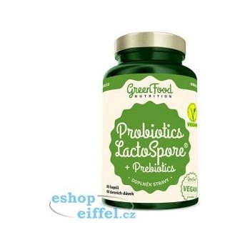 GreenFood Probiotika LactoSpore + Prebiotics 60 kapslí