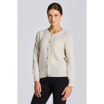 Gant svetr D2. SPARKLING C-NECK CARDIGAN hnědá – Zboží Mobilmania