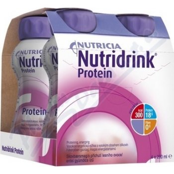 NUTRIDRINK PROTEIN S PŘÍCHUTÍ LESNÍHO OVOCE POR SOL 4X200ML